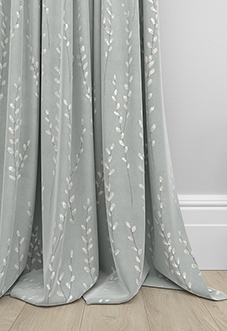 Willow Field, Slate - Made to Measure Curtains